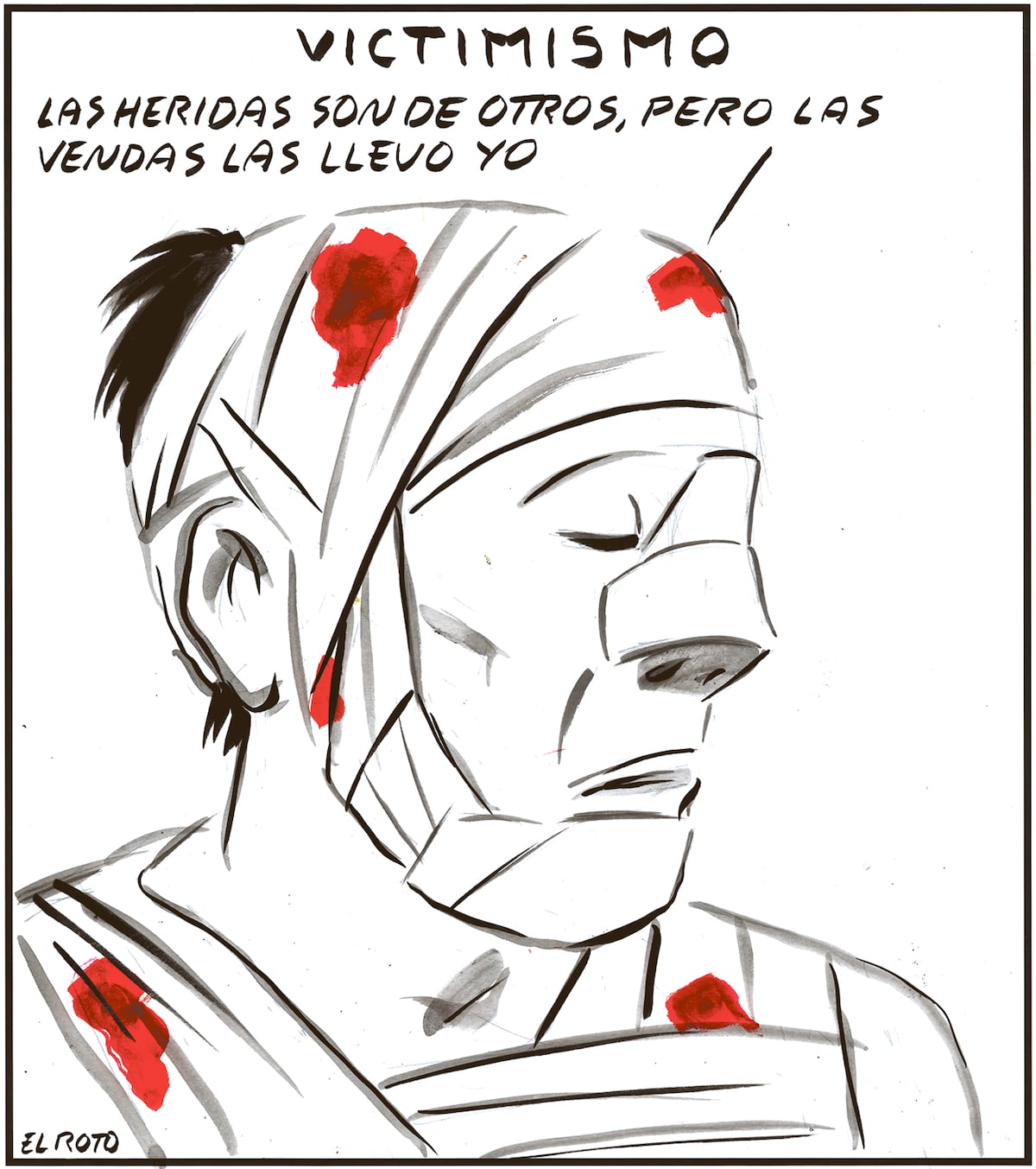 Imagen para: La Viñeta de El Roto: Reflexiones sobre el Victimismo en la Sociedad Actual