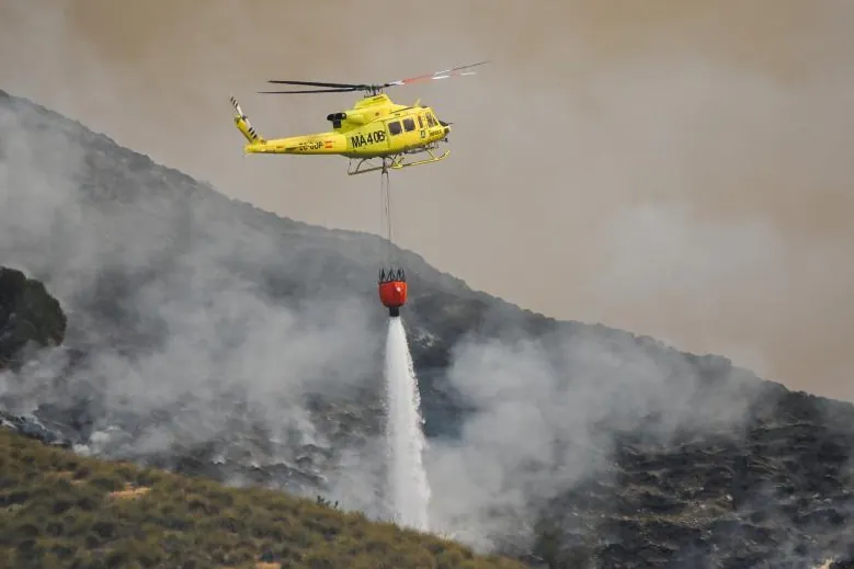 Imagen para: Pedro Sánchez ofrece cooperación a Juanma Moreno para combatir el incendio en Los Gallardos