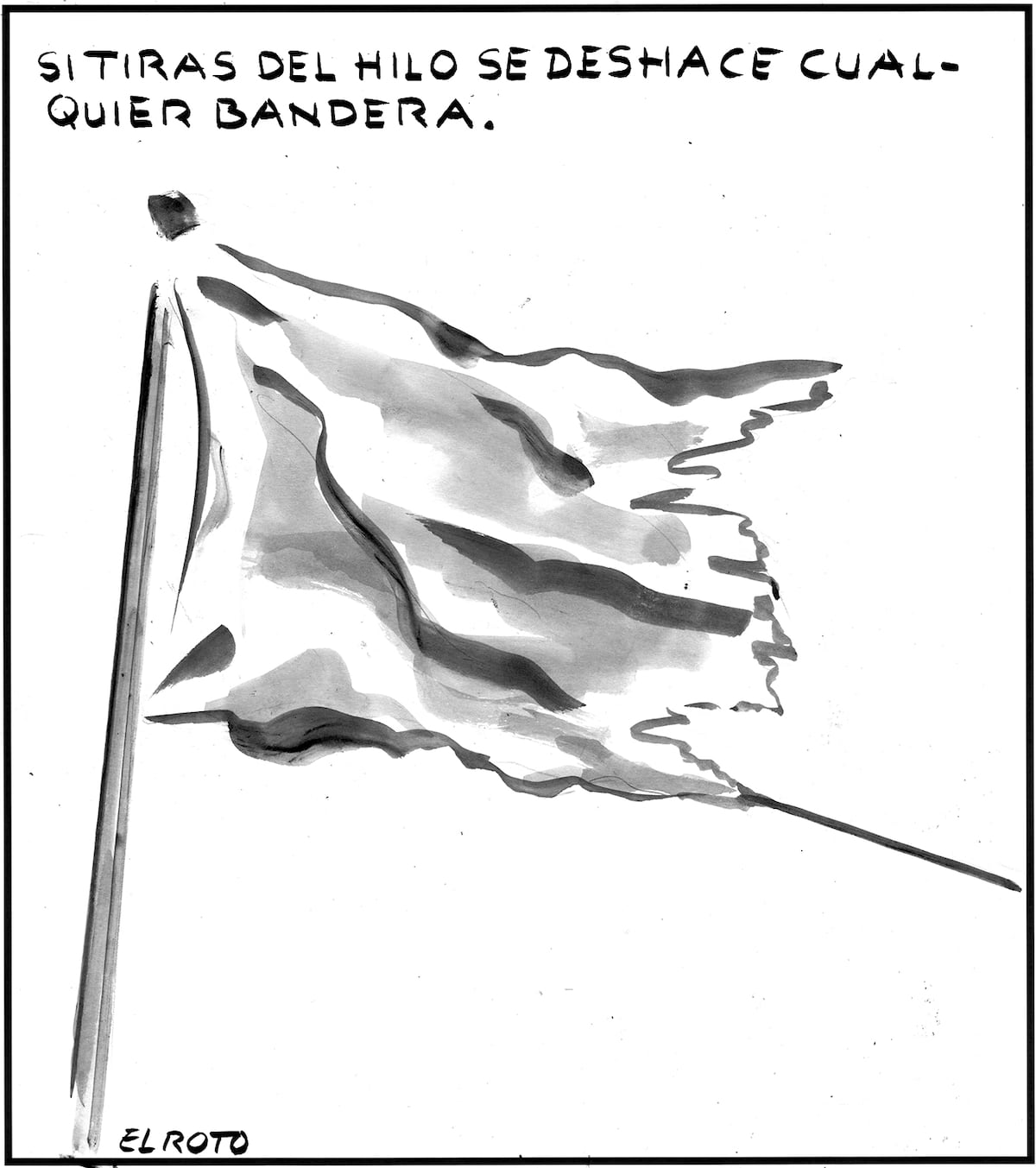 Imagen para: El Roto: un hilo que une crítica social y humor gráfico en la actualidad