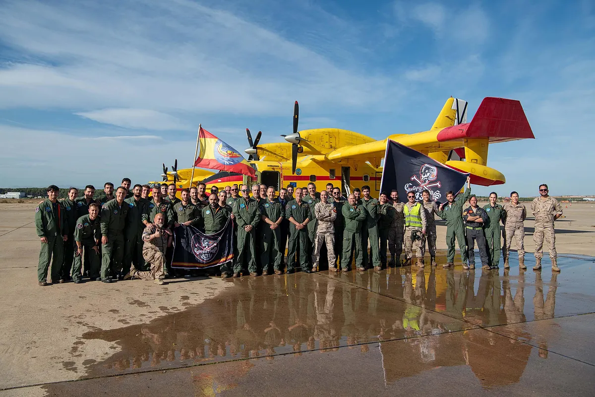Imagen para: Cien toneladas en cuatro horas: el Ejército del Aire y su lucha contra incendios en España