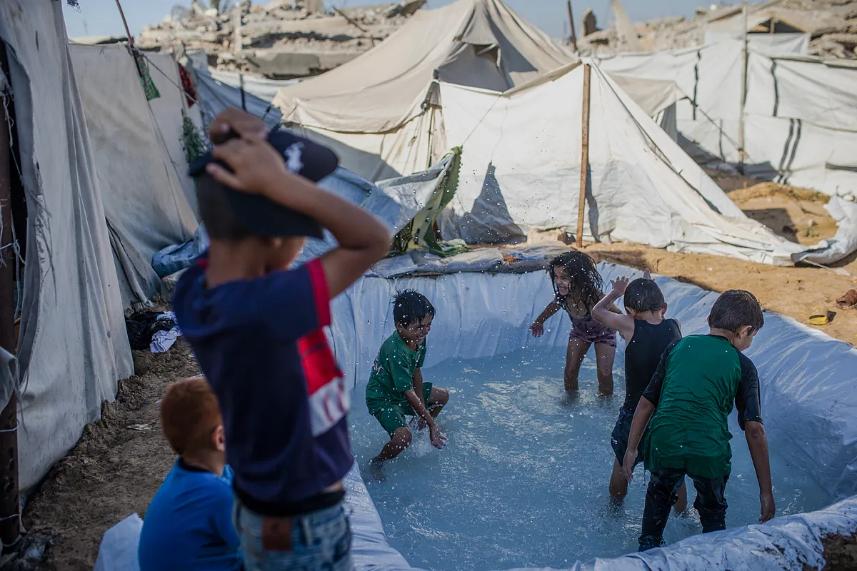 La varicela en Gaza: 9.300 casos en dos semanas y condiciones críticas para los niños