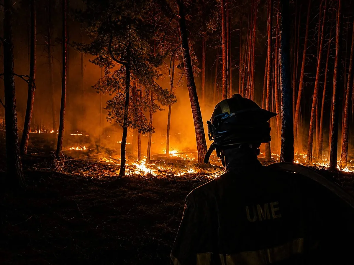 90.000 hectáreas arrasadas por incendios en España: evacuaciones en Guadalajara y combates en Huelva y Teruel